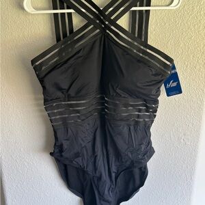 Women's Black One-Piece Swimsuit